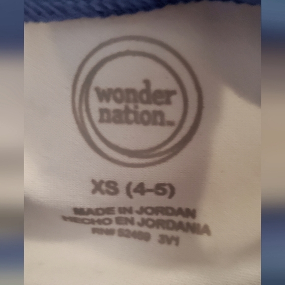 💚5/$25 Swim Shirts Blue Shark Print Kids Set Bundle Lot Of 2 Size XS 4-5 - Picture 4 of 5